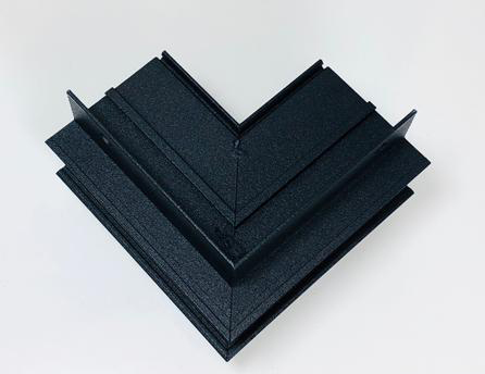 قطعه اتصال بدنه سقفی 90 درجه خارجی کد Corner Track AR802